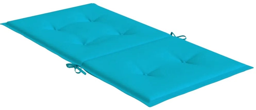 vidaXL Μαξιλάρια Καρέκλας με Πλάτη 6 τεμ. Τιρκουάζ Υφασμάτινα