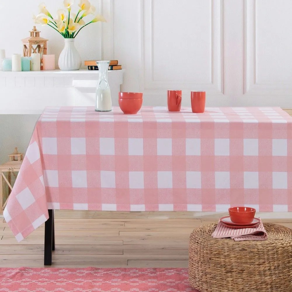 Τραπεζομάντηλο Αλέκιαστο Henry Coral Nef-Nef 140X180 100% Cotton