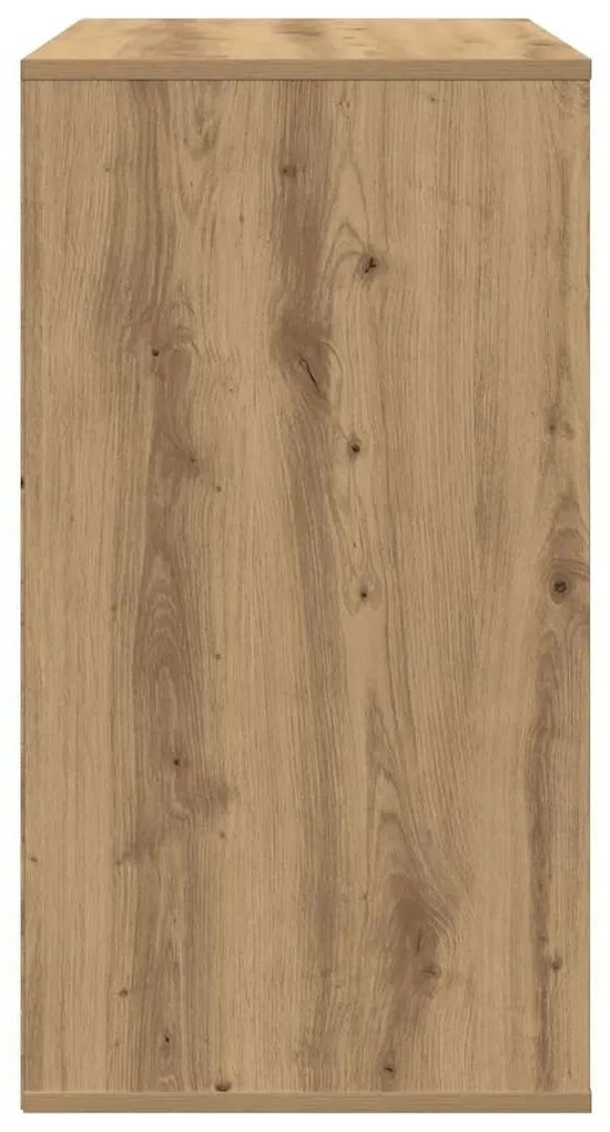 vidaXL Συρταριέρα Γωνιακή Αρτισιανή Δρυς 60x41x76 εκ. Επεξεργ. Ξύλο