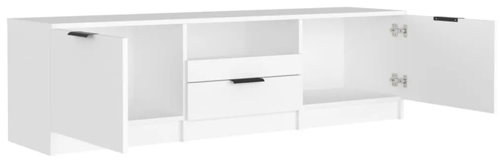 vidaXL Έπιπλο Τηλεόρασης Λευκό 140x35x40 εκ. από Επεξεργασμένο Ξύλο