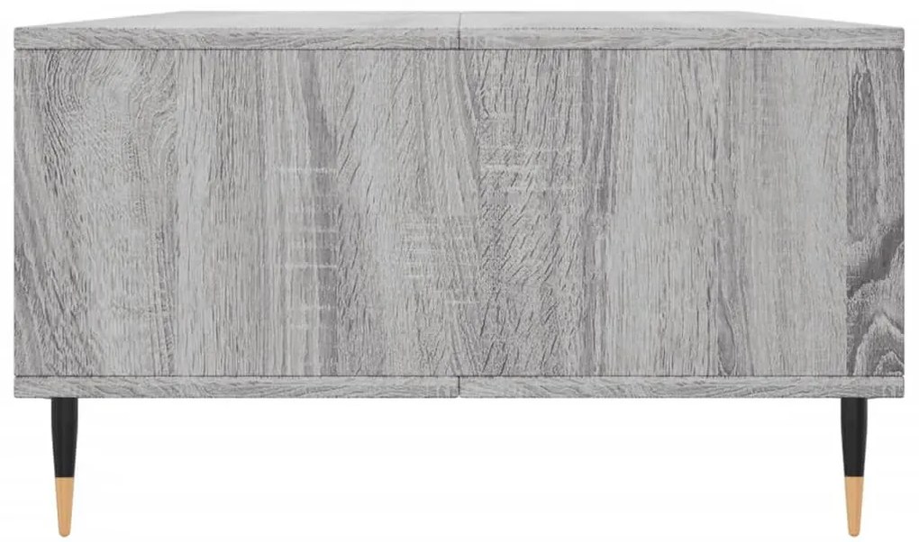 Τραπεζάκι Σαλονιού Γκρι Sonoma 104x60x35 εκ. Επεξεργασμένο Ξύλο - Γκρι