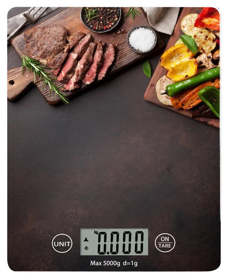 Ζυγαριά Κουζίνας Ψηφιακή BBQ Time Estia 20,5x16,5x16,5εκ.  01-13295