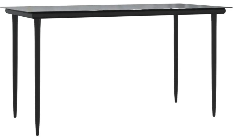 vidaXL Σετ Τραπεζαρίας Κήπου 7 τεμ. Συνθ. Ρατάν / Ατσάλι με Μαξιλάρια