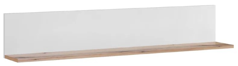MATIS Επιτοίχιο ράφι PORTO artisan/ λευκό 137x21,1x24,2 MATIS180475