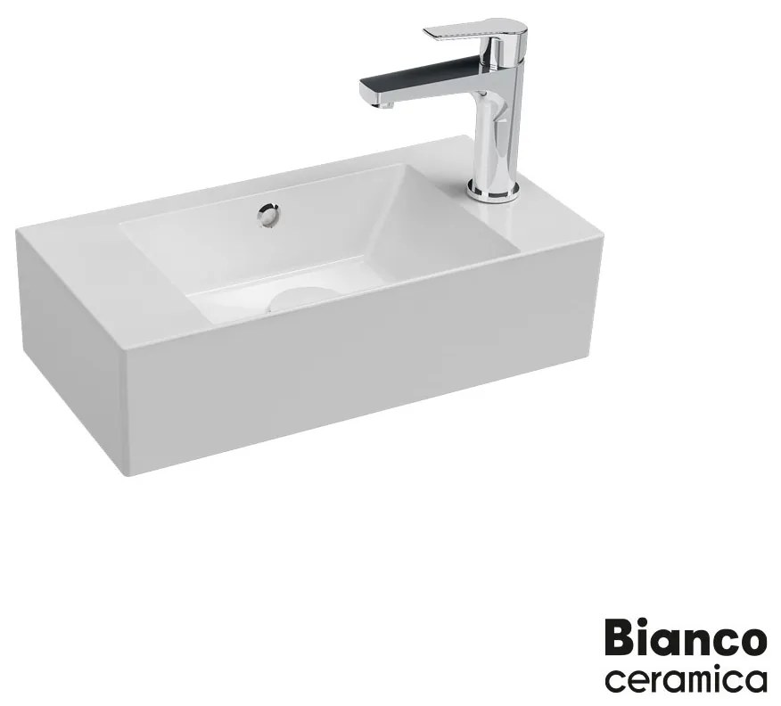 Νιπτήρας Πορσελάνης Tetra n 51x25, Bianco Ceramica White 32051-300