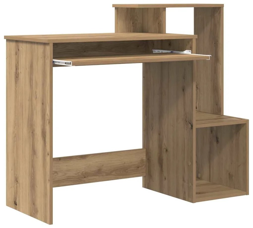 vidaXL Γραφείο Artisan Oak 106 x 40 x 88.5 εκ Επεξεργασμένο ξύλο