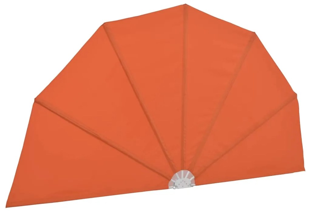 vidaXL Σκίαστρο Βεράντας Πλαϊνό Πτυσσόμενο Τερακότα 160 εκ.