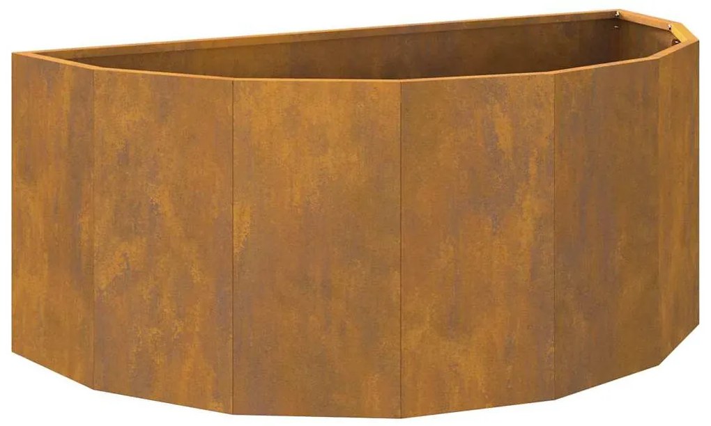 vidaXL Γλάστρα Σκ rusty 90 x 45 x 35 cm Ατσάλι Σκληρυθέν στον Αέρα
