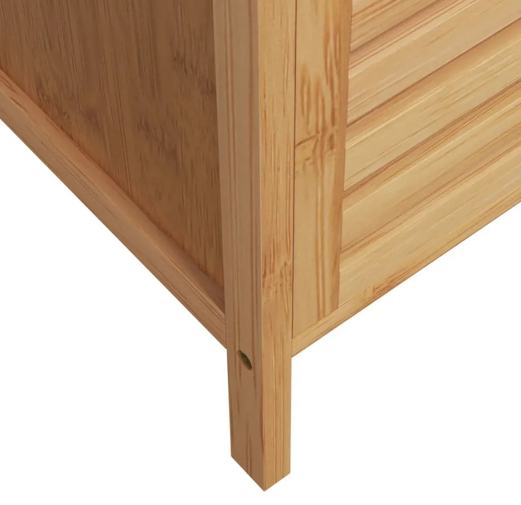 vidaXL Ντουλάπι Μπάνιου με Ράφι 36 x 33 x 87 εκ. από Μπαμπού