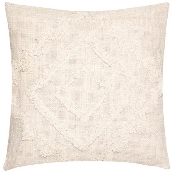 Μαξιλάρι διακοσμητικό Ferdel Pakoworld ύφασμα σε ιβουάρ απόχρωση 40x40εκ 199-000618-199-000618-Μπεζ 199-000618