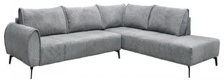 ΚΑΝΑΠΕΣ Fylliana Velton ΔΕΞΙΑ ΓΩΝΙΑ ΓΚΡΙ ΧΡΩΜΑ 275x225x85εκ 831-225-022
