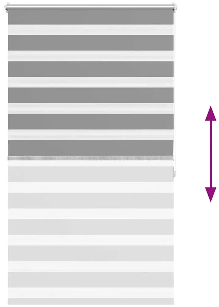 Ρόλερ Ζebra Γκρι 100 x 175cm