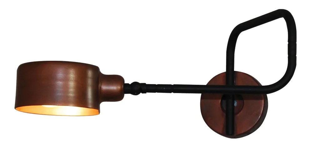 HL-3544-1 CARI WHITE & OLD BRONZE WALL LAMP