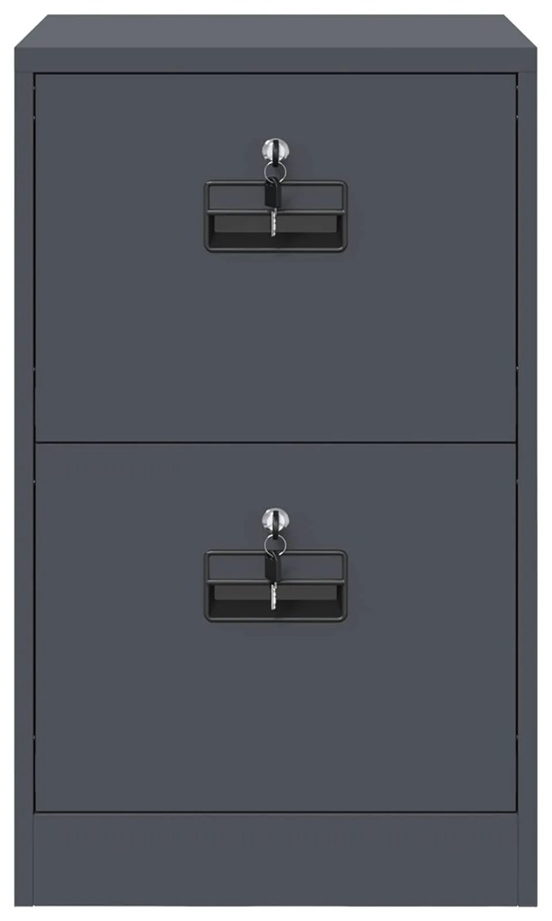 vidaXL Ντουλάπα Αρχείων με συρτάρι με ράφι Ανθρακί 44 x 50 x 106.5 εκ