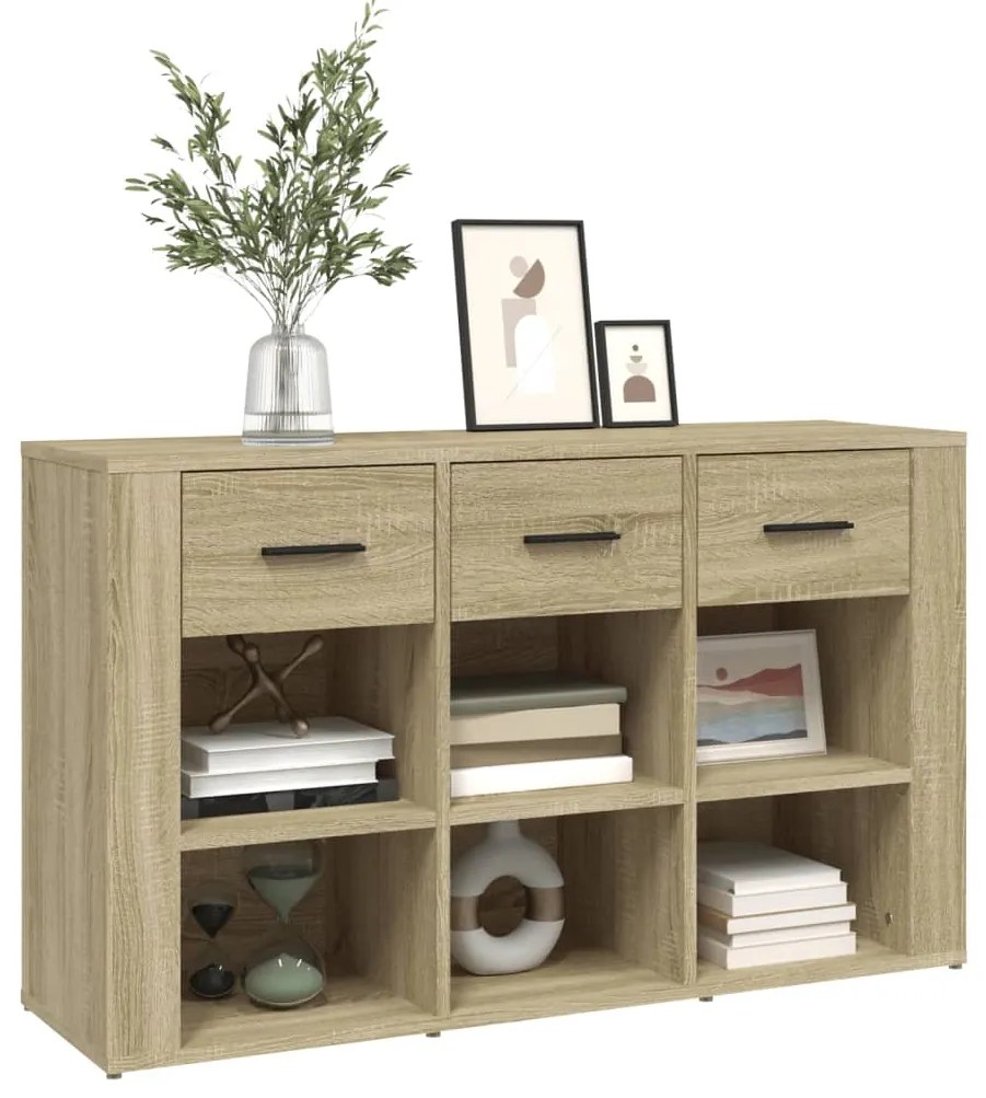 vidaXL Ντουλάπι Sonoma Δρυς 100x30x59,5 εκ. από Επεξεργασμένο Ξύλο