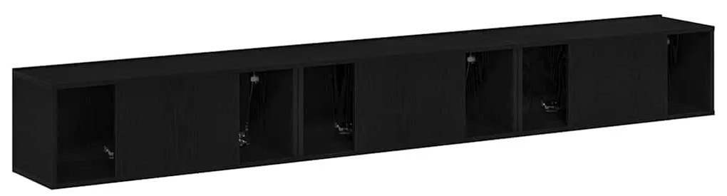 vidaXL Σετ επίπλου τηλεόρασης 3 pcs Μαύρη δρυς 80 x 30 x 30 εκ
