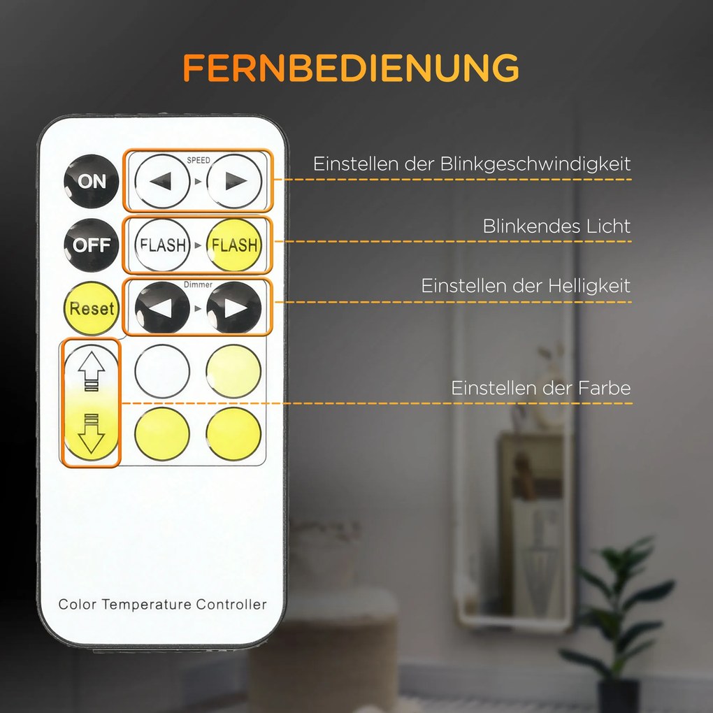 HOMCOM 2 σε 1 Καθρέφτης Ολόσωμος με Φωτισμό LED, Ελεύθερος, Επιτοίχιος, Ρυθμιζόμενος, 40 cm x 37 cm x 156,5 cm, Ασημί