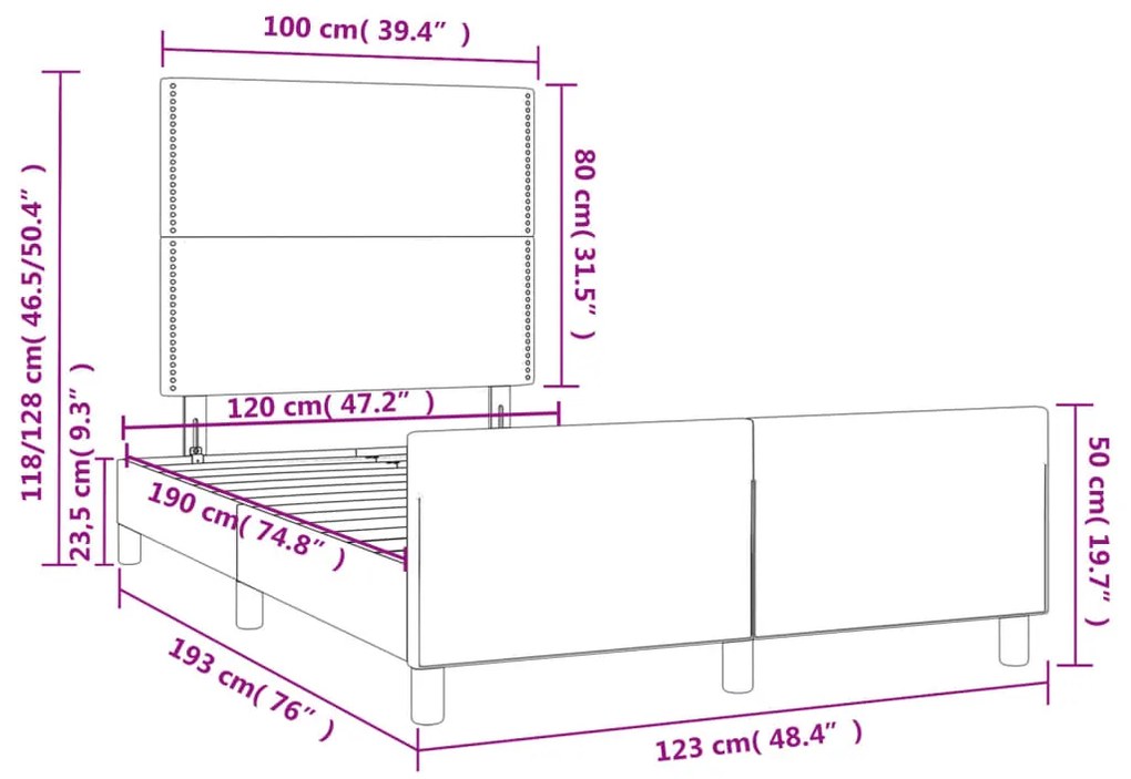 ΠΛΑΙΣΙΟ ΚΡΕΒΑΤΙΟΥ ΧΩΡΙΣ ΣΤΡΩΜΑ ΡΟΖ 120X190 ΕΚ. ΒΕΛΟΥΔΙΝΟ 3270577