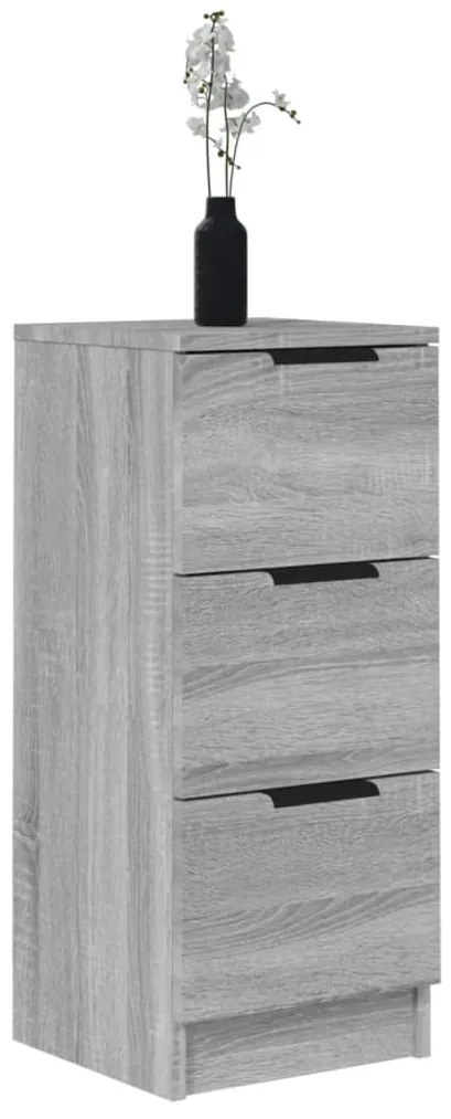 vidaXL Ντουλάπια 2 τεμ. Γκρι Sonoma 30x30x70 εκ. Επεξεργασμένο Ξύλο