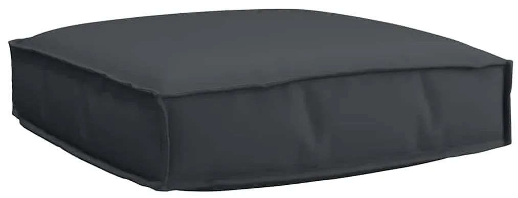 vidaXL Μαξιλάρι παλέτας για κάθισμα Μαύρο 60 x 60 x 12 cm