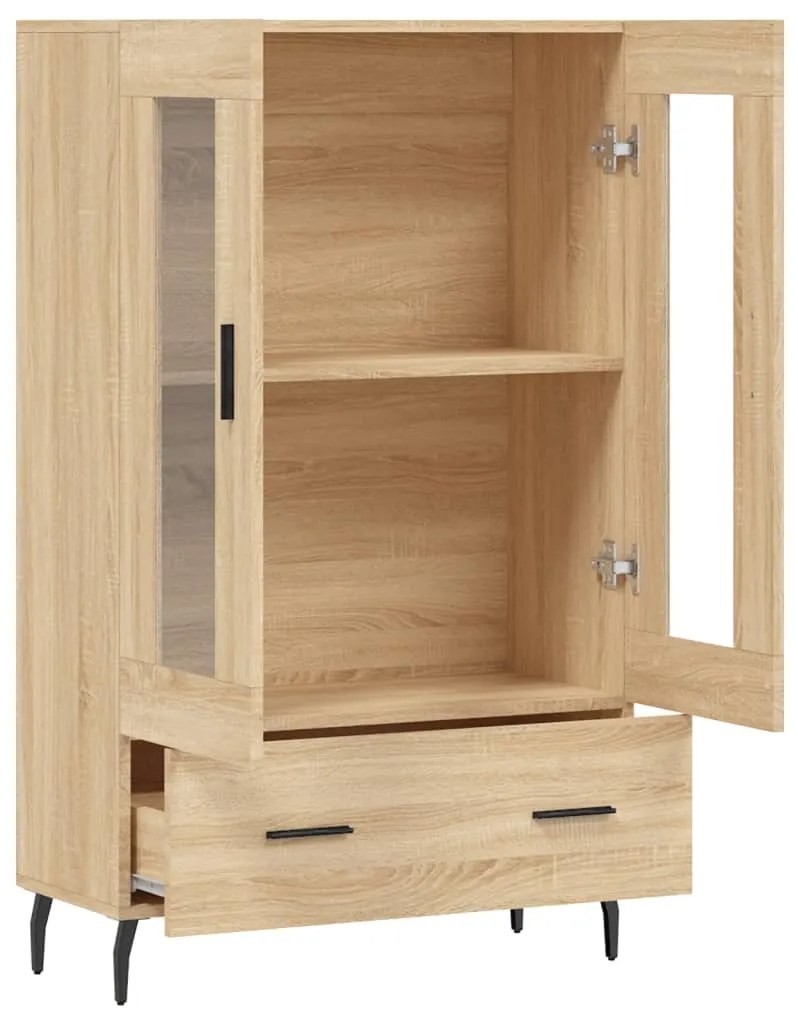 vidaXL Ντουλάπα Sonoma Δρυς 69,5 x 31 x 115 εκ. από Επεξεργασμένο Ξύλο