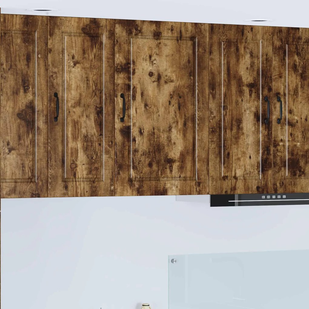 vidaXL Ντουλάπα Κουζίνας με ράφι Καπνιστό Δρύς 50 x 31 x 80 εκ.