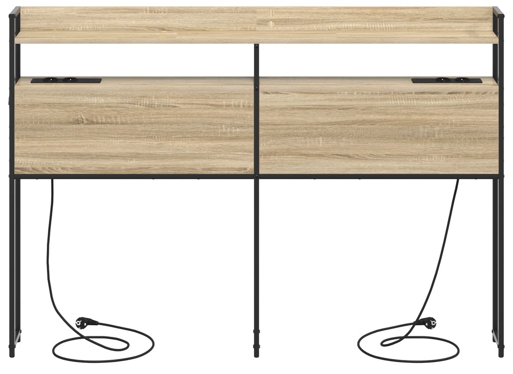 vidaXL Κεφαλάρι Αποθήκης Sonoma Oak 120 cm Επεξεργασμένο ξύλο