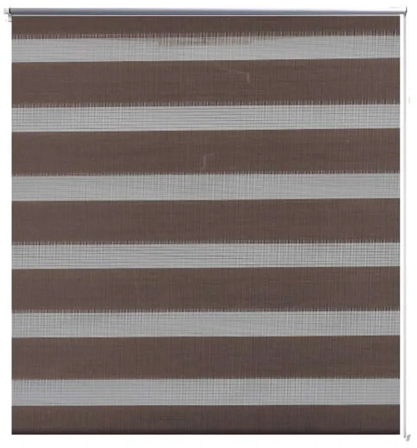 vidaXL Ρόλερ Zebra Καφέ 120 x 175cm