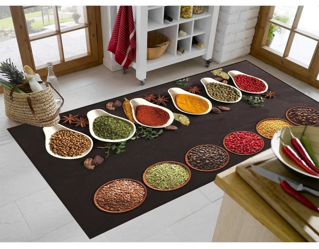 Χαλάκι Κουζίνας Spices 249 Multi DimCol 80X200cm Πολυέστερ