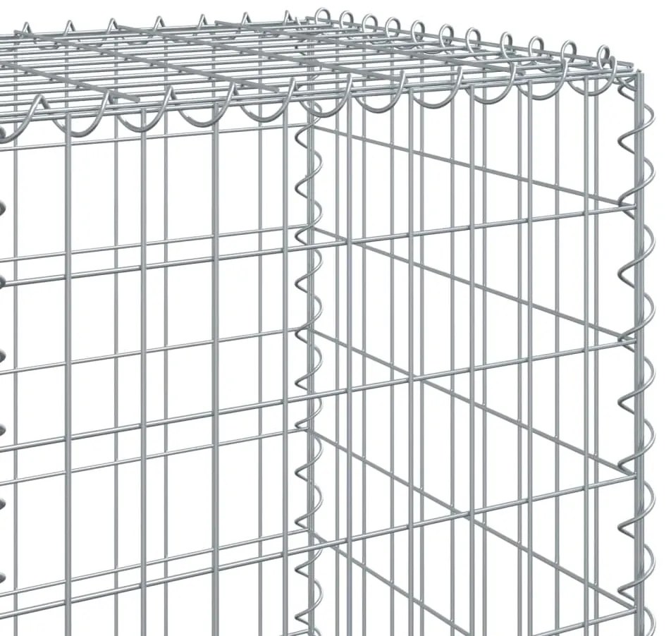 vidaXL Συρματοκιβώτιο με Κάλυμμα 200x50x150εκ. από Γαλβανισμένο Χάλυβα