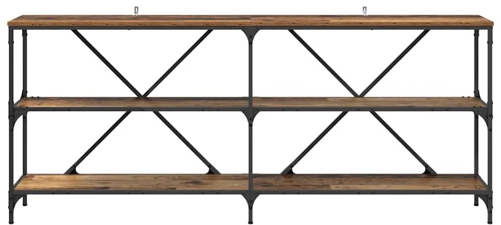 vidaXL Τραπέζι κονσόλας Παλιό ξύλο 180 x 30 x 75 εκ Επεξεργασμένο ξύλο