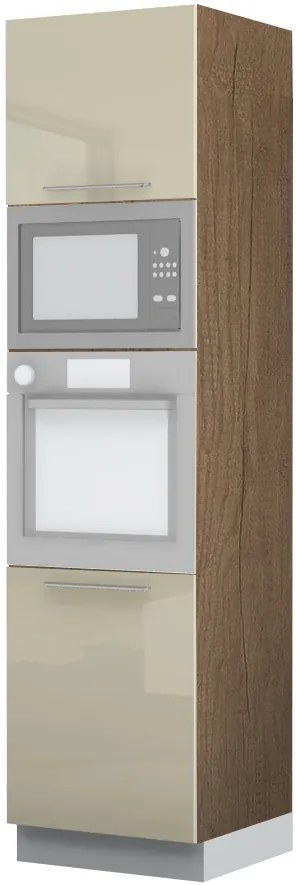 Επιδαπέδιο ντουλάπι φούρνου ψηλό Raval K23-60-RM-Λευκό γυαλιστερό