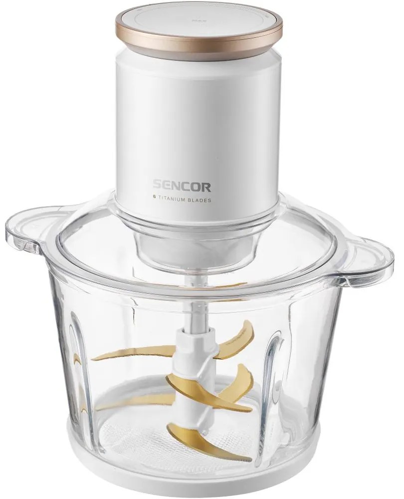 Πολυκόπτης Multi με Γυάλινο Δοχείο & 6 Λεπίδες Τιτανίου 3000ml 800W Sencor SCB 7000WH Λευκός