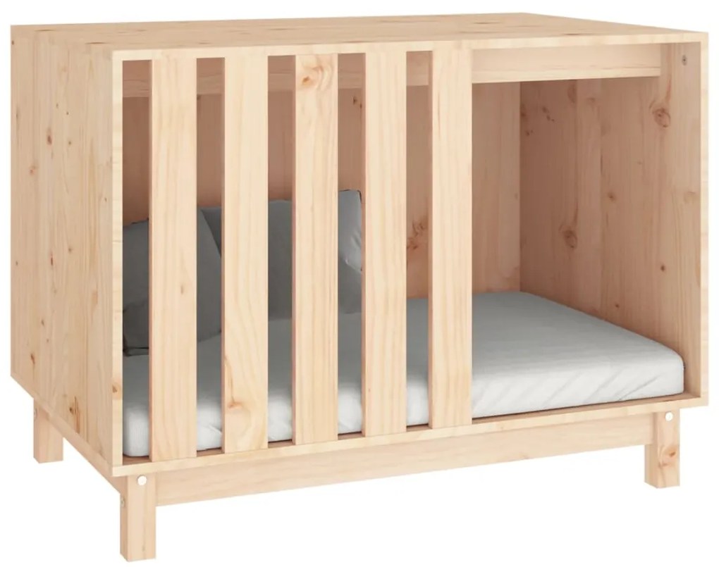 vidaXL Σπιτάκι Σκύλου 90 x 60 x 67 εκ. από Μασίφ Ξύλο Πεύκου