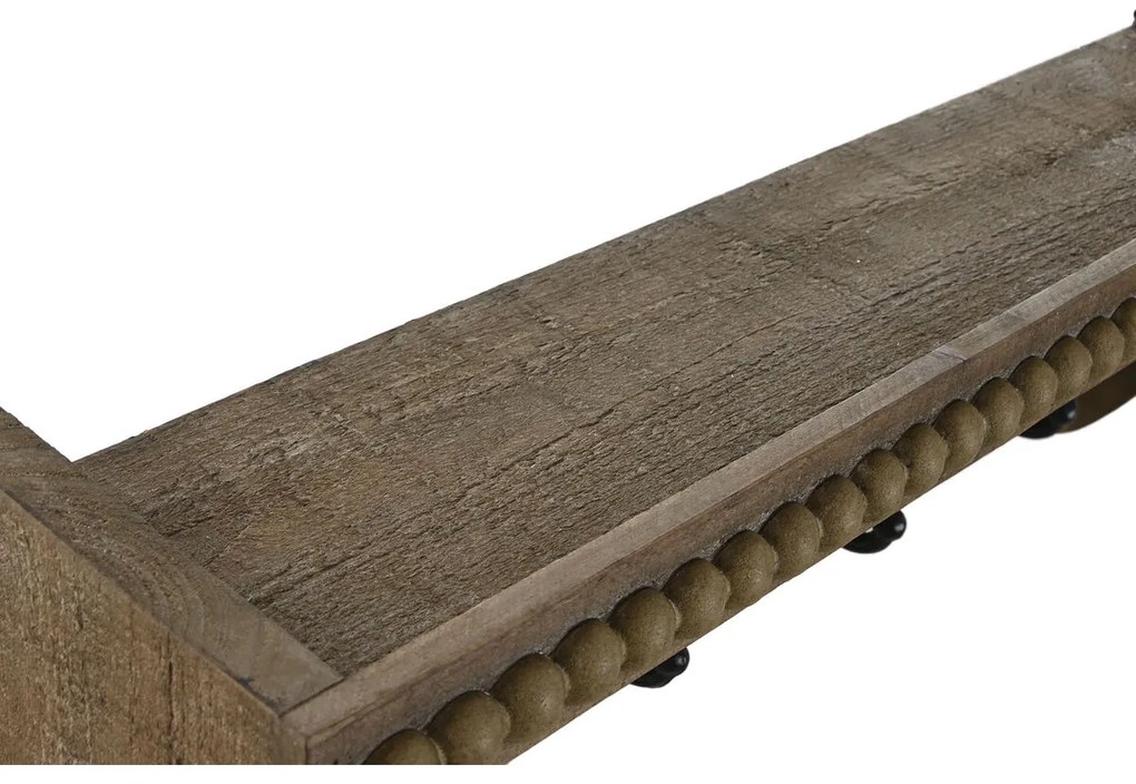 Κρεμάστρα τοίχου Home ESPRIT Καφέ Μαύρο Ξύλο Μέταλλο 67 x 17 x 27 cm