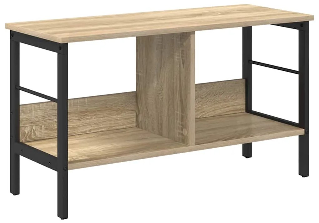 vidaXL Ράφι Βιβλίων Δρύς Sonoma 82 x 32 x 47 εκ. Επεξεργασμένο ξύλο