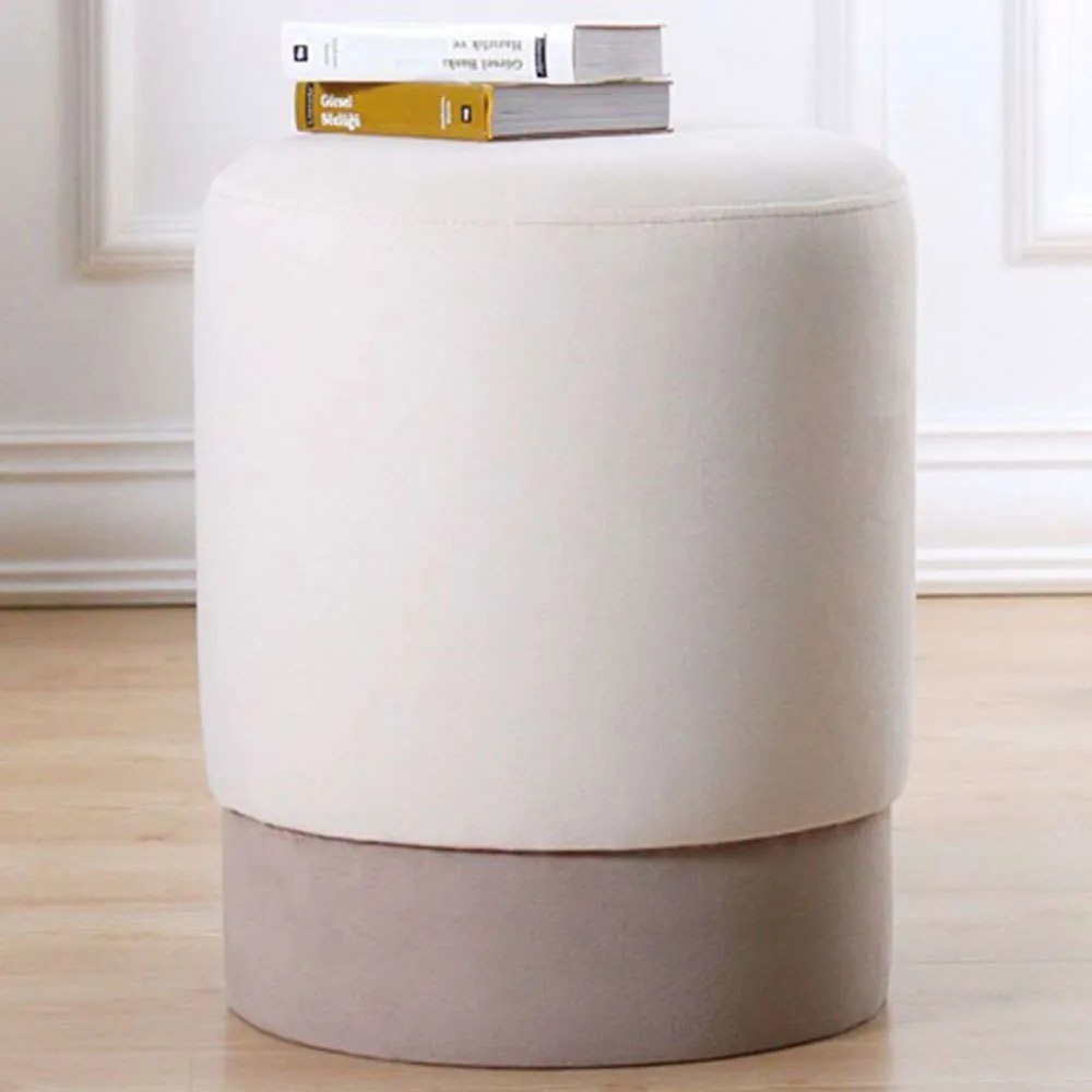 Σκαμπό Ropp 209FLF1124 38x43cm Cream