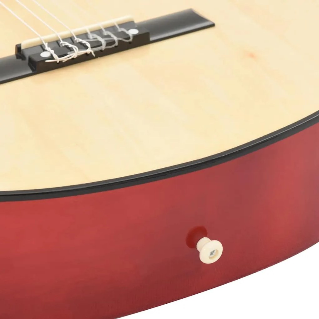 vidaXL Κιθάρα Western Classical Cutaway με Ισοσταθμιτή 6 Χορδές Μαύρη