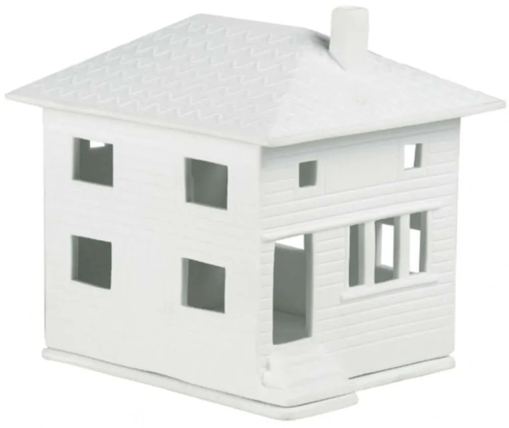 Κηροπήγιο Για Ρεσώ City Villa RD0090704 13,5x13,5x12cm White Raeder Porcelain