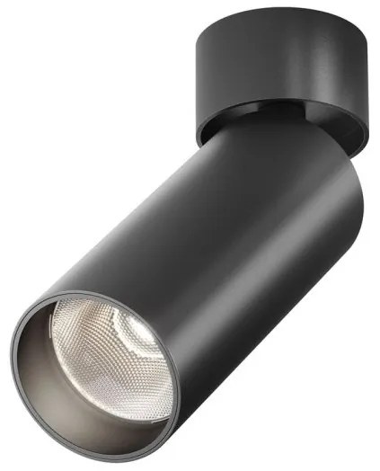 Σποτ Φωτιστικό Οροφής-Τοίχου FOCUS LED 12W 4000K IP20 Φ5,2 MAYTONI-C055CL-L12B4K-W-D-B-Μαύρο C055CL-L12B4K-W-D-B