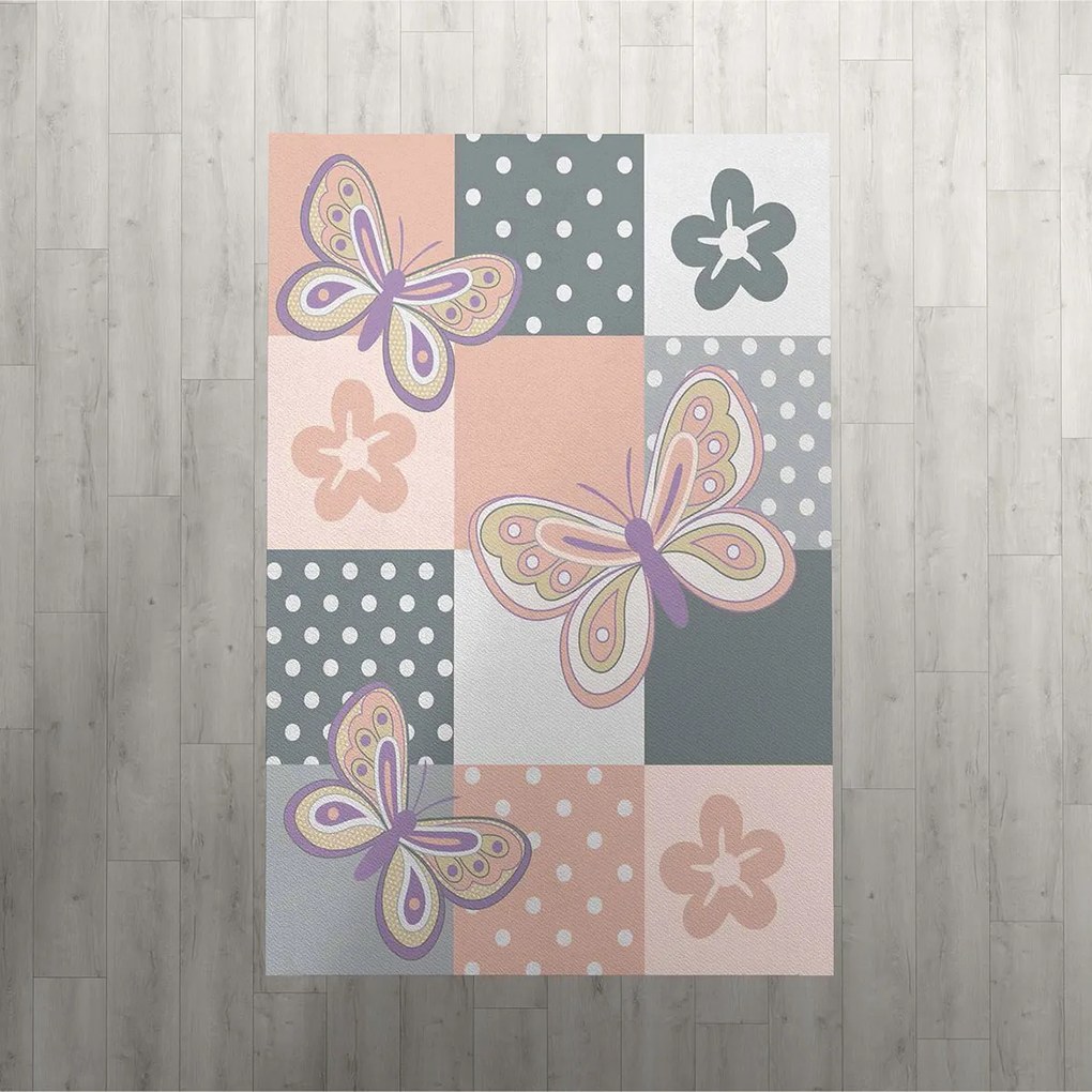 Παιδικό Χαλί (135x200) Dimcol Butterfly 286