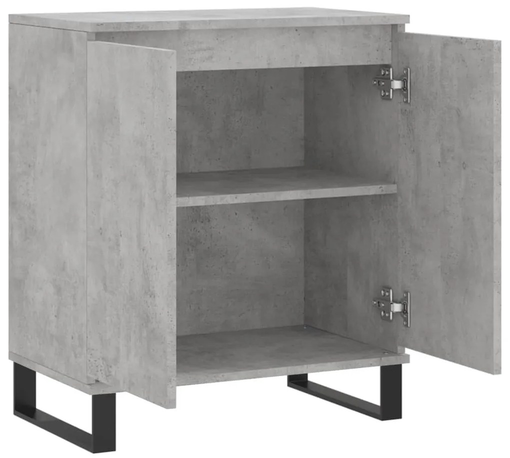 vidaXL Ντουλάπι Γκρι Σκυροδέματος 60x35x70 εκ. Επεξεργασμένο Ξύλο
