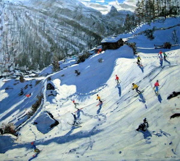 Andrew Macara - Εκτύπωση έργου τέχνης Matterhorn, Zermatt, (40 x 35 cm)