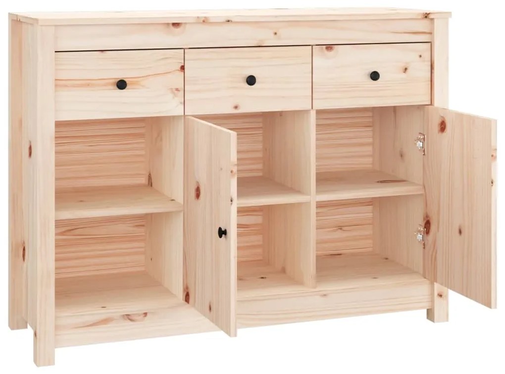 vidaXL Ντουλάπι 100 x 35 x 74 εκ. από Μασίφ Ξύλο Πεύκου