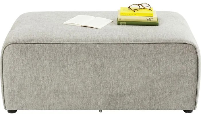 Ταμπουρέ Infinity Pouff 50 Elements Γκρι 100x50 εκ. 100x50x41εκ - Γκρι