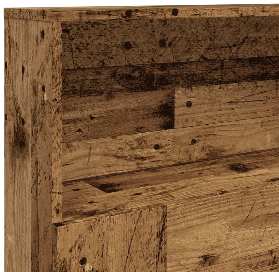 vidaXL Κεφαλάρι Με Αποθηκευτικό Χώρο 200x19x103,5 εκ. Επεξ. Ξύλο