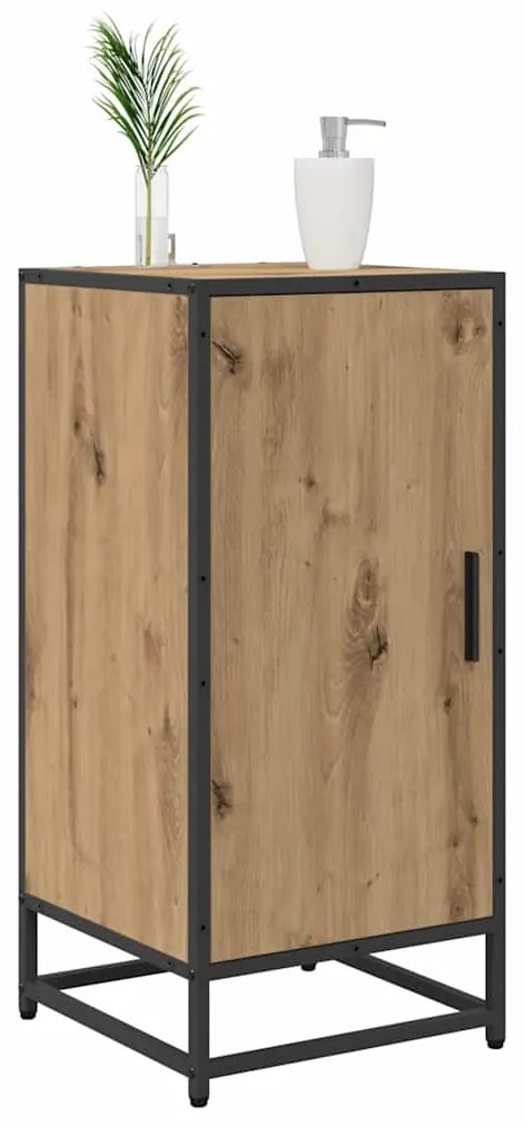 vidaXL Πλαϊνό γραφείο artisan δρυς 35 x 35.5 x 76 εκ