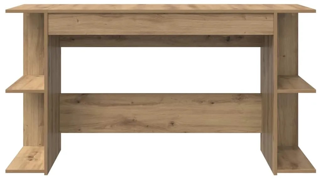 vidaXL Γραφείο artisan δρυς 140 x 50 x 75 εκ. Επεξεργασμένο ξύλο