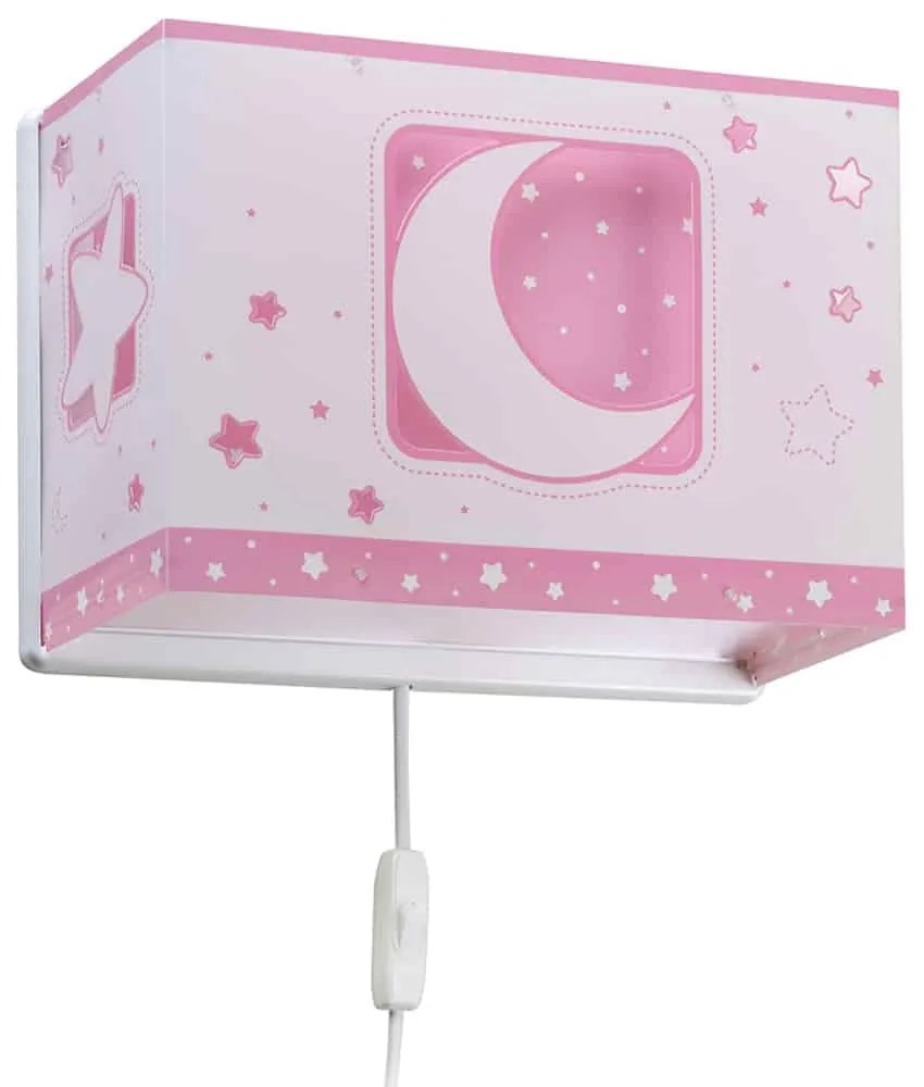 MoonLight Pink απλίκα τοίχου διπλού τοιχώματος (63238[S]) - 63238S - 63238S