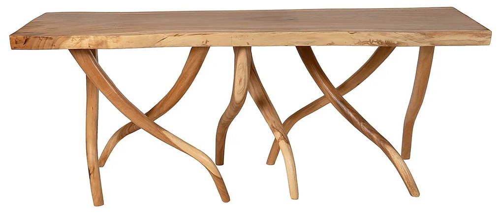 Console Table S Line 190cm X 65cm με βάση από κλαδιά S1406-00N3